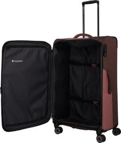 Travelite Zachte Koffer / Trolley / Reiskoffer - Viia - 77 Cm (XL) - Roze -Bagageopslag 1019x1200