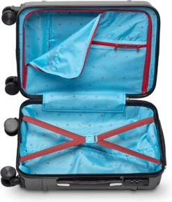 Tesla PC - Handbagage Koffer - 55x35x20 Cm - 4 Wielen - Grijs -Bagageopslag 1020x1200