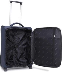 Decent Handbagage Koffer / Trolley / Reiskoffer - 50 Cm - 35 Liter - Polyester - Super-Light - Blauw 29 Decent Handbagage Koffer / Trolley / Reiskoffer - 50 Cm - 35 Liter - Polyester - Super-Light - Blauw -Bagageopslag 1031x1200