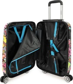 Decent Forenza Handbagage Koffer - 55 Cm - Flowers -Bagageopslag 1043x1200