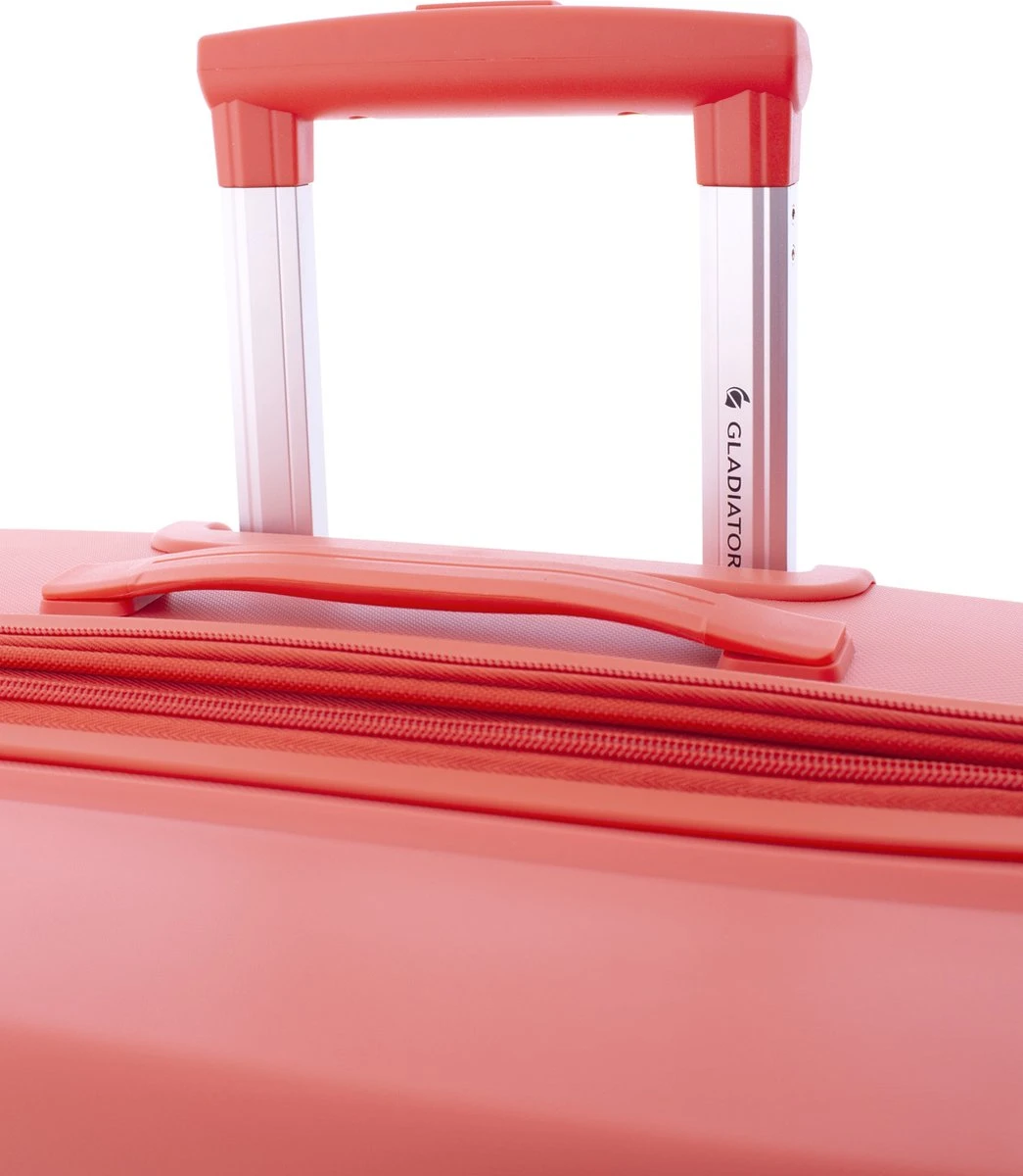 Gladiator Boxing Middelgrote Koffer Expandable 67 Cm 70/80 Liter TSA Slot - Koraalrood 8 Gladiator Boxing Middelgrote Koffer Expandable 67 Cm 70/80 Liter TSA Slot - Koraalrood - Afbeelding 8