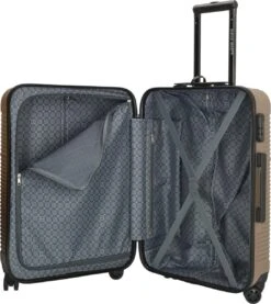 Enrico Benetti Louisville 39040 Driedelige Kofferset Hardcase ABS - Champagne -Bagageopslag 1070x1200 1