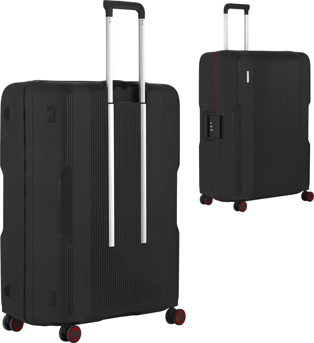 CarryOn Protector Luxe Grote Reiskoffer - Trolley 77cm Met TSA-klikslot - Ultrasterk - Zwart 5 CarryOn Protector Luxe Grote Reiskoffer - Trolley 77cm Met TSA-klikslot - Ultrasterk - Zwart - Afbeelding 5