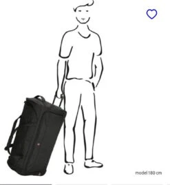 Reistas Weekendtas - Reistas Met Wielen - XL - 100 Liter 13 Reistas Weekendtas - Reistas Met Wielen - XL - 100 Liter -Bagageopslag 1107x1200 1