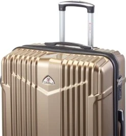 Tesla PC - Reiskoffer - 75 Cm - 4 Wielen - Goud 10 Tesla PC - Reiskoffer - 75 Cm - 4 Wielen - Goud -Bagageopslag 1111x1200 1