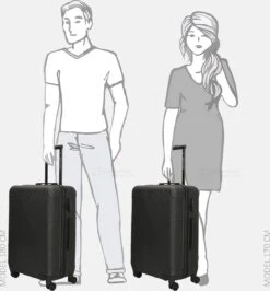 Enrico Benetti Koffer / Trolley / Reiskoffer - 65 X 41 X 25 Cm - 66 Liter - ABS - Maat M - Louisville - Zwart -Bagageopslag 1115x1200 1