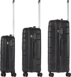 TravelZ Big Bars Kofferset - Trolleyset 3-delig Met TSA-slot - Zwart -Bagageopslag 1115x1200 3
