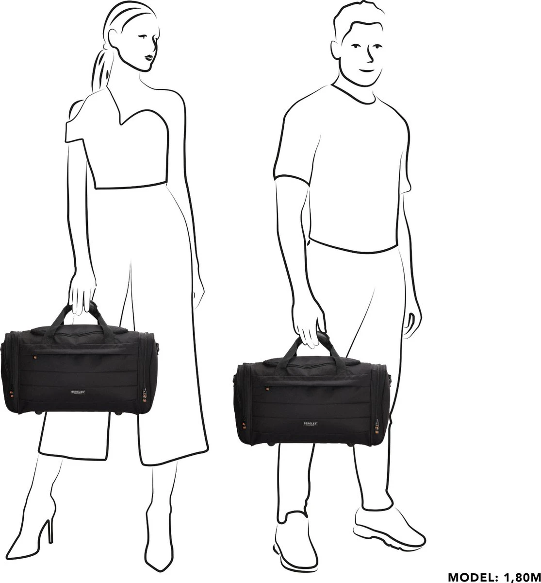 Beagles Originals Travel Originals Reistas 55 Cm - 42 Liter - Fuchsia 5 Beagles Originals Travel Originals Reistas 55 Cm - 42 Liter - Fuchsia - Afbeelding 5