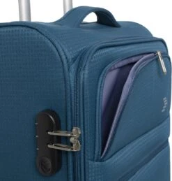 Travelbags Handbagage Zachte Koffer / Trolley / Reiskoffer - The Base - 55 Cm - Groen -Bagageopslag 1146x1200