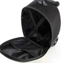 Rolkoffer Trolley Voor Kinderen | Geel | Trolley | Tas Kind | Bagagekoffer | Step Jongen | Vliegtuig Nekkussen | Step Met 3 Wielen | FDBW | Koffer Handbagage - 50 Kilo - Bouncy Box 40x20x25 Cm + Nekkussen Vliegtuig -Bagageopslag 1160x1200