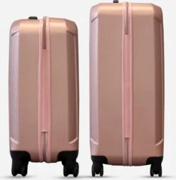 ©TROLLEYZ - Bali No.22 - Kofferset 2 Delig - 55cm+78cm Met TSA Slot - Dubbele Wielen - 360° Spinners - 100% ABS - Reiskoffers In Cosmopolitan Pink -Bagageopslag 1172x1200 1