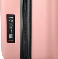 Princess Traveller PT01 - Handbagagekoffer - Peony Pink - S - 55cm -Bagageopslag 1179x1200 1