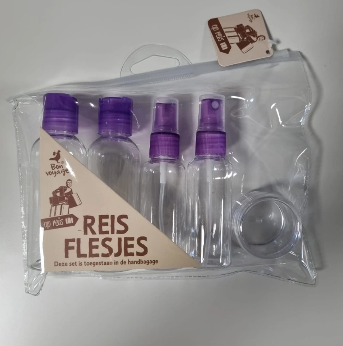 Merkloos Reisflesjes In Etui - 4 Stuks - Vloeistoffen Meenemen Met Reizen - Vliegen Vloeistof - Handig Voor Onderweg 3 Merkloos Reisflesjes In Etui - 4 Stuks - Vloeistoffen Meenemen Met Reizen - Vliegen Vloeistof - Handig Voor Onderweg - Afbeelding 3