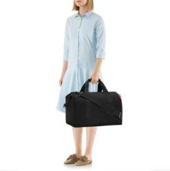 Reisenthel Allrounder L Reistas Sporttas - 30L - Baroque Marble Zwart -Bagageopslag 1195x1200 2