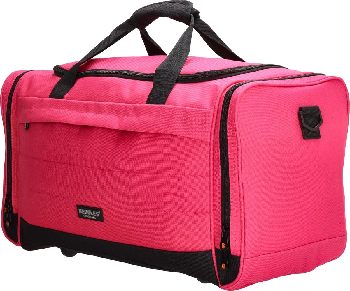 Beagles Originals Travel Originals Reistas 55 Cm - 42 Liter - Fuchsia 2 Beagles Originals Travel Originals Reistas 55 Cm - 42 Liter - Fuchsia - Afbeelding 2