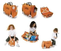 Trunki Ride-On Handbagage Koffer 46 Cm - Tijger Tipu 19 Trunki Ride-On Handbagage Koffer 46 Cm - Tijger Tipu -Bagageopslag 1200x1017 1