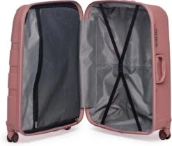 ©TROLLEYZ - Paris No.5 - Reiskoffer - 78cm Met TSA Slot - Dubbele Wielen - 360° Spinners - 100% Polypropyleen - Reiskoffer In Rose Blush -Bagageopslag 1200x1022