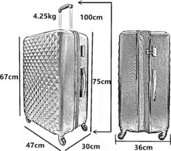 SB Travelbags 'Expandable' Bagage Koffer 75cm- Roze 12 SB Travelbags 'Expandable' Bagage Koffer 75cm- Roze -Bagageopslag 1200x1060 2