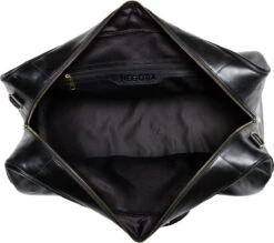 NEGOTIA Delta - Leren Weekendtas - Leren Reistas - Duffel Bag - 100% Luxe Top-Grain Leer - Zwart -Bagageopslag 1200x1066 2