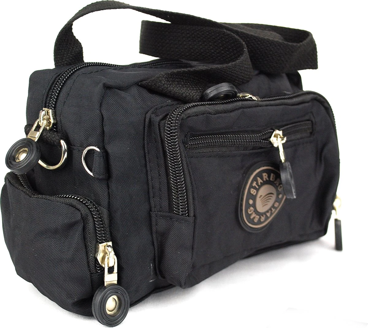 Starbag Reistas Crinkle-nylon Unisex Zwart - (014-6) - Kleine Tas - 2 Starbag Reistas Crinkle-nylon Unisex Zwart - (014-6) - Kleine Tas - - Afbeelding 2