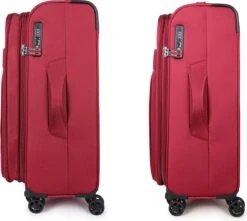 Decent D-Upright Medium Koffer - 66 Cm Expandable - TSA Slot - Bordeaux Rood -Bagageopslag 1200x1073
