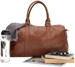 Jack Milles Weekendtas/reistas Heren & Dames Donkerbruin | Reistassen | Weekendtassen -Bagageopslag 1200x1080 3