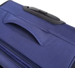 Decent D-Upright Handbagage Koffer - 55 Cm - TSA Slot - Donkerblauw -Bagageopslag 1200x1086