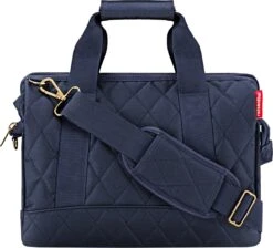 Reisenthel Allrounder M Reistas Sporttas - 18L - Rhombus Midnight Gold Blauw -Bagageopslag 1200x1086 3