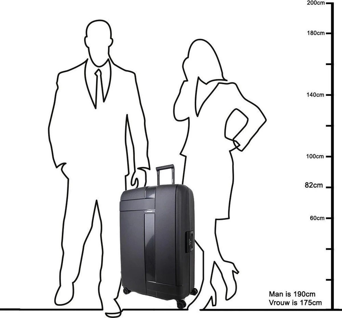 Decent Transit Large Koffer - 82 Cm - Petrol Groen 17 Decent Transit Large Koffer - 82 Cm - Petrol Groen - Afbeelding 17