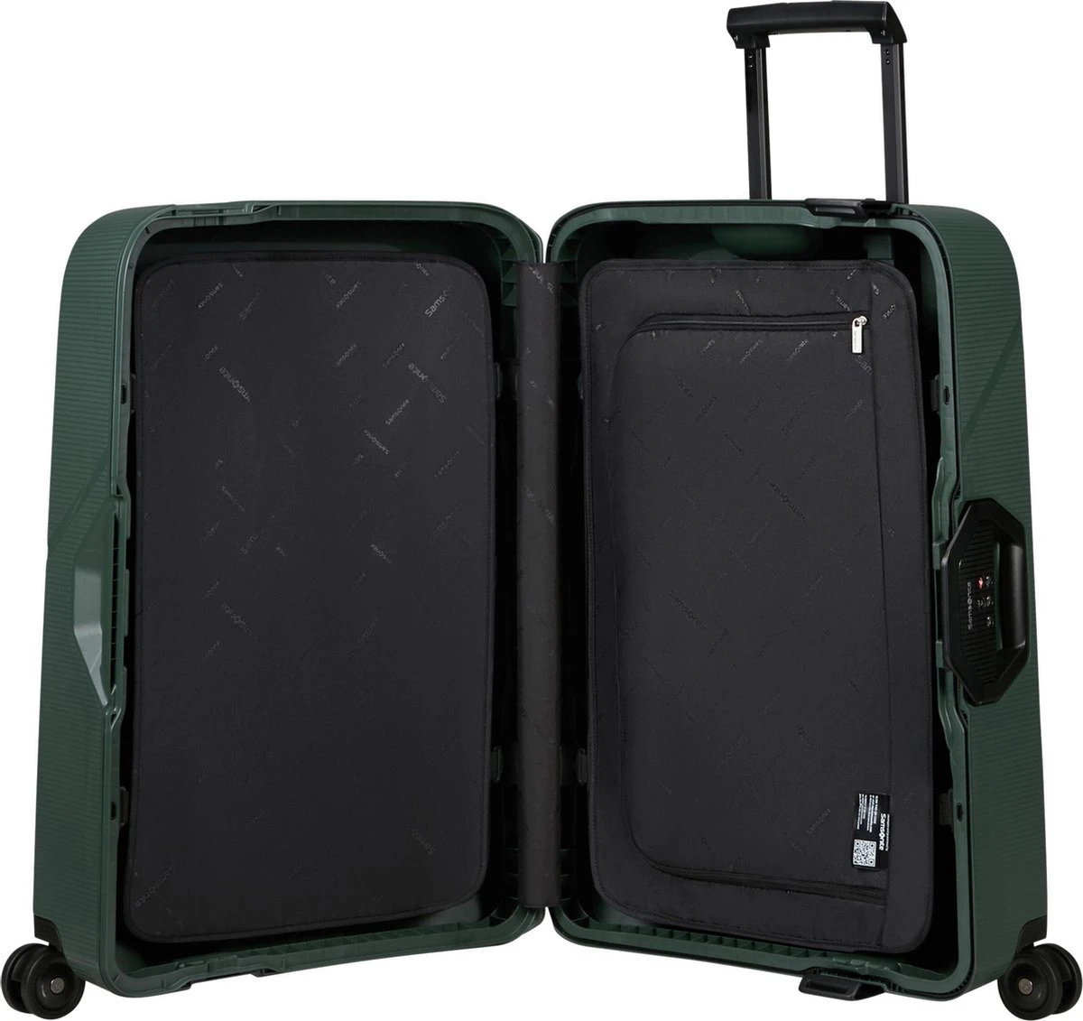 Samsonite Reiskoffer - Magnum Eco Spinner 69/25 (Medium) Forest Green 4 Samsonite Reiskoffer - Magnum Eco Spinner 69/25 (Medium) Forest Green - Afbeelding 4