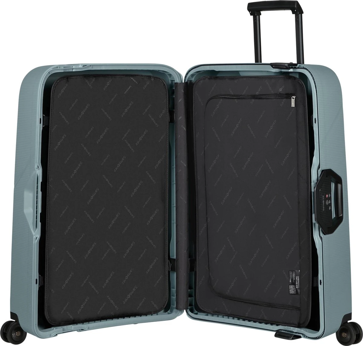 Samsonite Reiskoffer - Magnum Eco Spinner 81/30 (81 Cm) Ice Blue 4 Samsonite Reiskoffer - Magnum Eco Spinner 81/30 (81 Cm) Ice Blue - Afbeelding 4