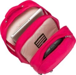 Kipling SARI Rugzak Met Wielen, 27 Liter, 15 Inch Laptopvak - True Pink -Bagageopslag 1200x1175 1