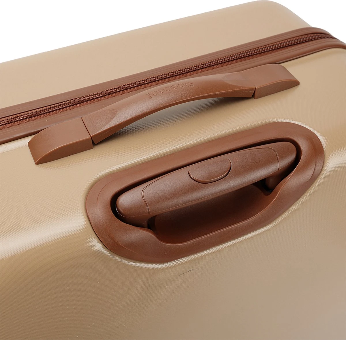 Decent Retro Koffer Groot 76 Cm Beige Brown 6 Decent Retro Koffer Groot 76 Cm Beige Brown - Afbeelding 6