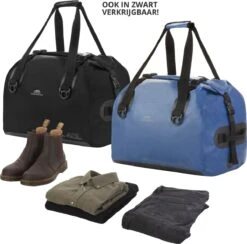 Dutch Mountains Reistas 40ltr – Waterdichte Duffelbag – Sporttas – Travelbag - Roll-top Sluiting – Blauw -Bagageopslag 1200x1184 2