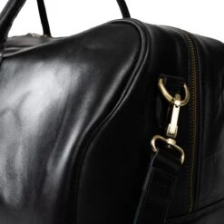 NEGOTIA Delta - Leren Weekendtas - Leren Reistas - Duffel Bag - 100% Luxe Top-Grain Leer - Zwart -Bagageopslag 1200x1200 1005