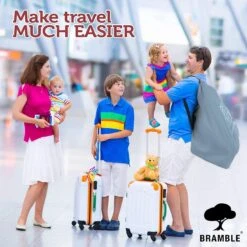 Bramble Reistas Voor Autostoeltje 86,4 Cm Polyester Grijs -Bagageopslag 1200x1200 1020