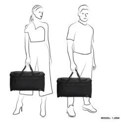 Beagles Originals Basics Sporttas/Reistas 60 Cm - 66 Liter - Zwart -Bagageopslag 1200x1200 1044