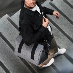 Reisenthel Allrounder M Reistas Sporttas - Maat M - 18L - Twist Silver Grijs -Bagageopslag 1200x1200 1058