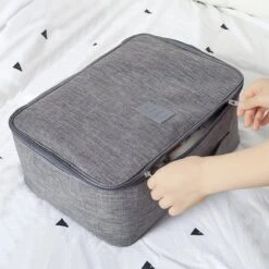 Merkloos TDR-Organiser Opbergtas-reistas Handbagage -Luxe Organizer Voor Kleren En Toiletartikelen -Grijs -Bagageopslag 1200x1200 1062