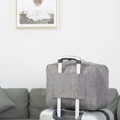 Merkloos TDR-Organiser Opbergtas-reistas Handbagage -Luxe Organizer Voor Kleren En Toiletartikelen -Grijs -Bagageopslag 1200x1200 1065