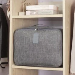 Merkloos TDR-Organiser Opbergtas-reistas Handbagage -Luxe Organizer Voor Kleren En Toiletartikelen -Grijs -Bagageopslag 1200x1200 1066