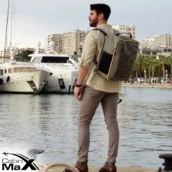 CabinMax Manhatten Reistas– Handbagage 30L - Rugzak – Backpack - 45x36x20cm – Lichtgewicht - Zwart -Bagageopslag 1200x1200 1072