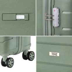 TravelZ Big Bars Handbagagekoffer 55cm Met TSA-slot - Ultrasterk - Olijf -Bagageopslag 1200x1200 167