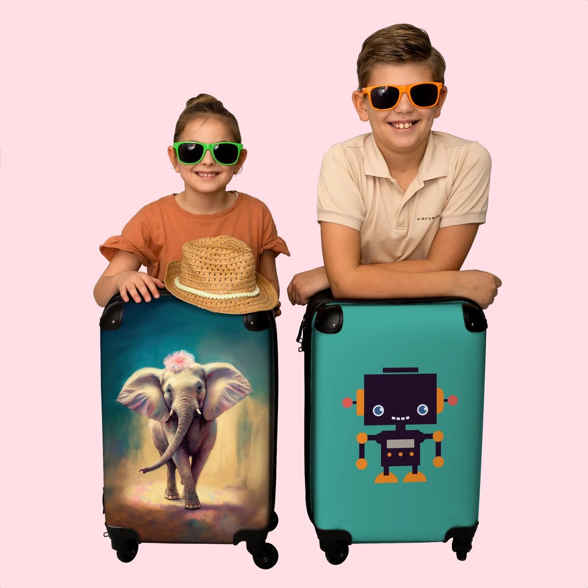 NoBoringSuitcases.com® Koffer - Handbagage Trolley - Olifant - Verf - Bloemen - Portret - Abstract - Reiskoffer Met Wielen - Past Binnen 55x40x20 Cm En 55x35x25 Cm - Koffertje - Fotokoffer 7 NoBoringSuitcases.com® Koffer - Handbagage Trolley - Olifant - Verf - Bloemen - Portret - Abstract - Reiskoffer Met Wielen - Past Binnen 55x40x20 Cm En 55x35x25 Cm - Koffertje - Fotokoffer - Afbeelding 7