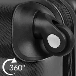 Monzana Koffer Hardcase - Basislijn / M - Zwart 12 Monzana Koffer Hardcase - Basislijn / M - Zwart -Bagageopslag 1200x1200 233