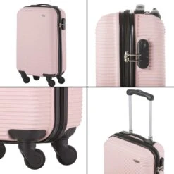 TravelZ Horizon Handbagagekoffer - 54cm Handbagage Trolley Met Gevoerde Binnenkant - Baby Roze -Bagageopslag 1200x1200 316