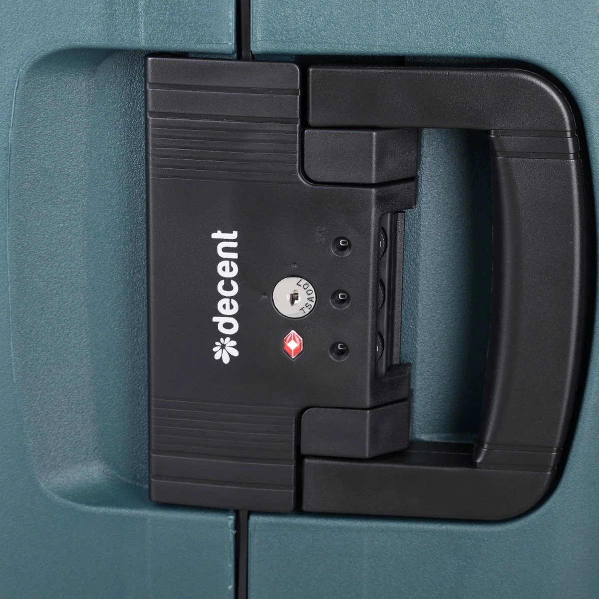 Decent Transit Large Koffer - 82 Cm - Petrol Groen 11 Decent Transit Large Koffer - 82 Cm - Petrol Groen - Afbeelding 11