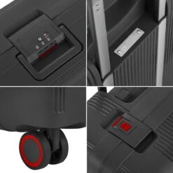 CarryOn Protector Luxe Reiskoffer - Trolley 66cm Met TSA-klikslot En OKOBAN - Ultrasterk - Zwart 13 CarryOn Protector Luxe Reiskoffer - Trolley 66cm Met TSA-klikslot En OKOBAN - Ultrasterk - Zwart -Bagageopslag 1200x1200 490