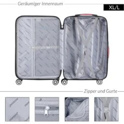 Monzana Exopack Hardcase Koffer Zwart 65x41x27cm -Bagageopslag 1200x1200 513