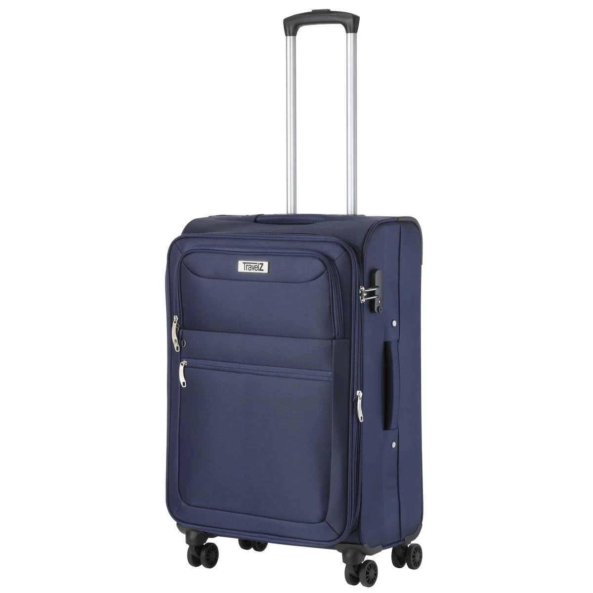 Travelz Softspinner TSA Reiskoffer 67cm - Zachte Reiskoffer Met Expander - Blauw 1 Travelz Softspinner TSA Reiskoffer 67cm - Zachte Reiskoffer Met Expander - Blauw